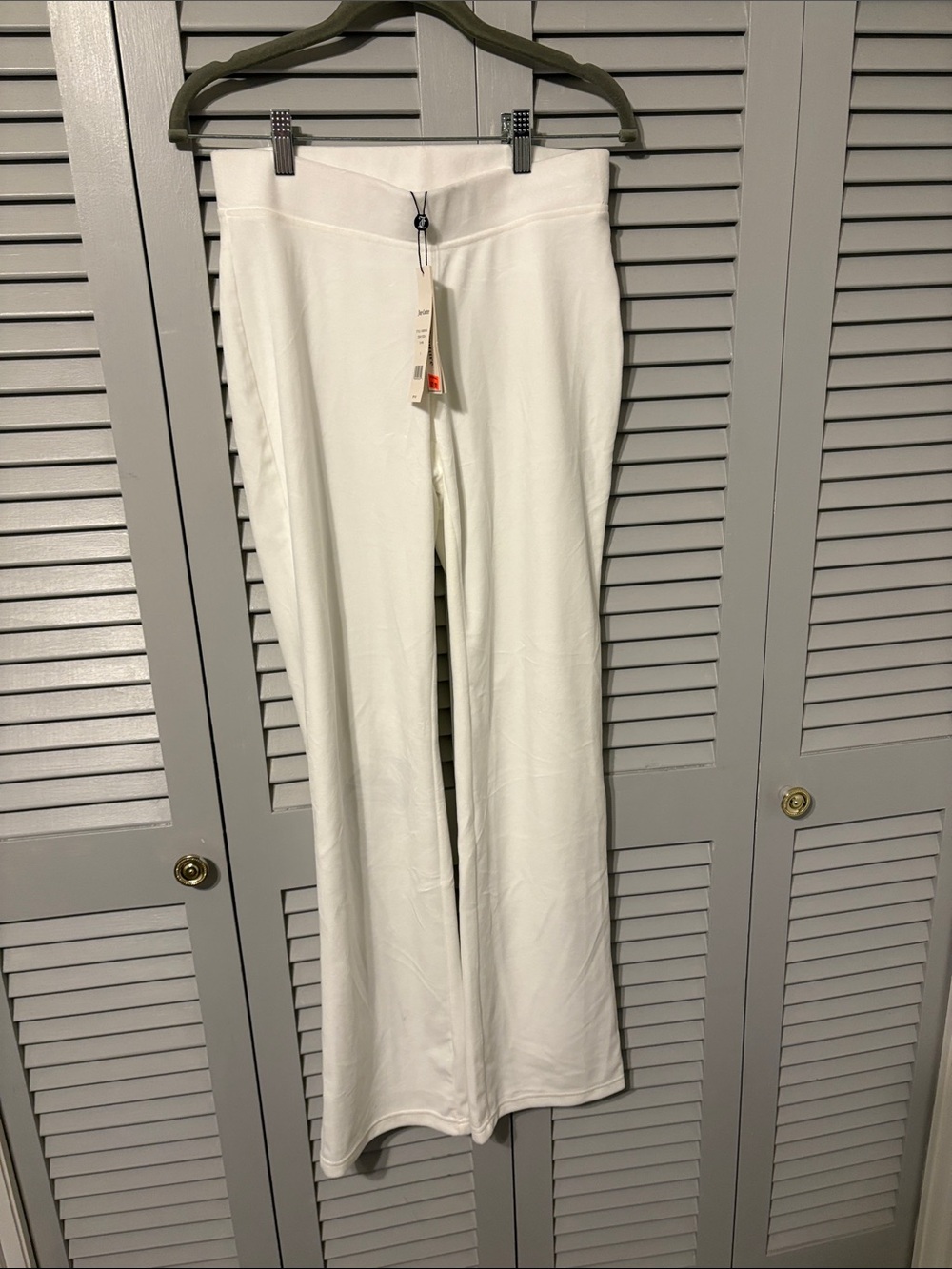 Juicy Couture White Pull-On Flare Pants